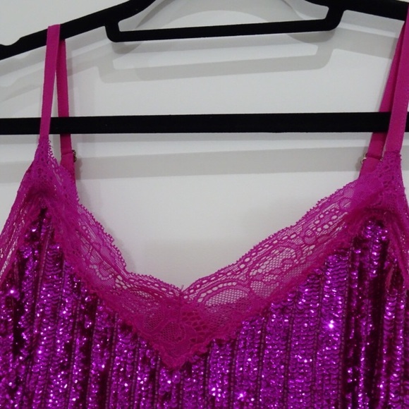 TOPSHOP Sequin Slip Dress - Picture 4 of 8